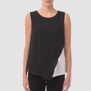 Vince Camuto  Color-Block Overlay Blouse